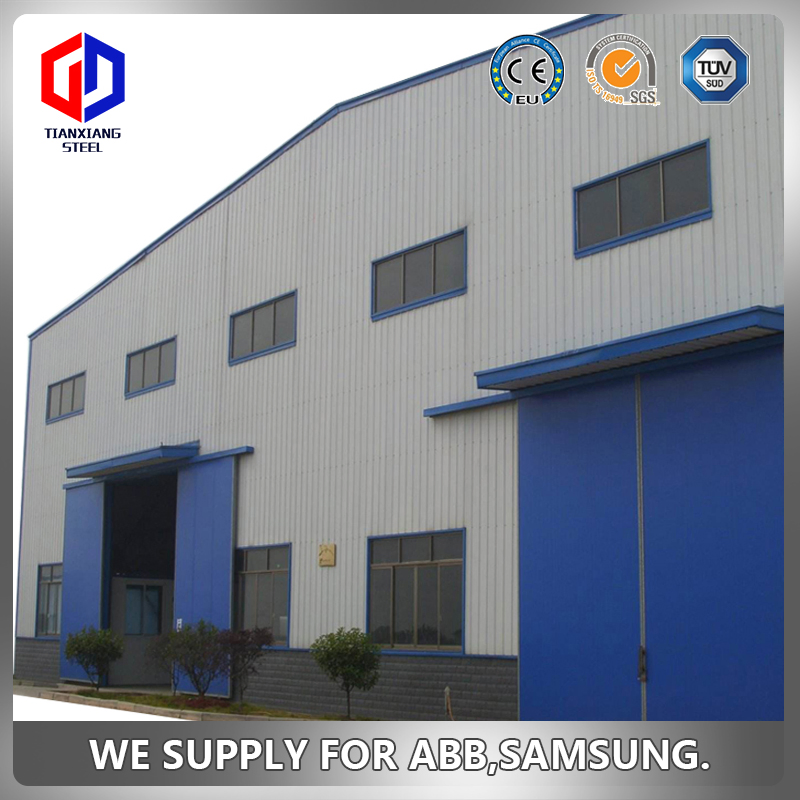 Glass Wall Curtain High Quality Steel Structure Buildings for Office