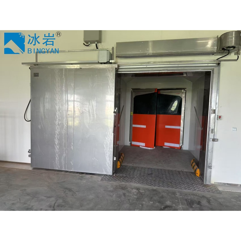 Industrial Cold Storage Sliding Door for Large Refrigeration Needs