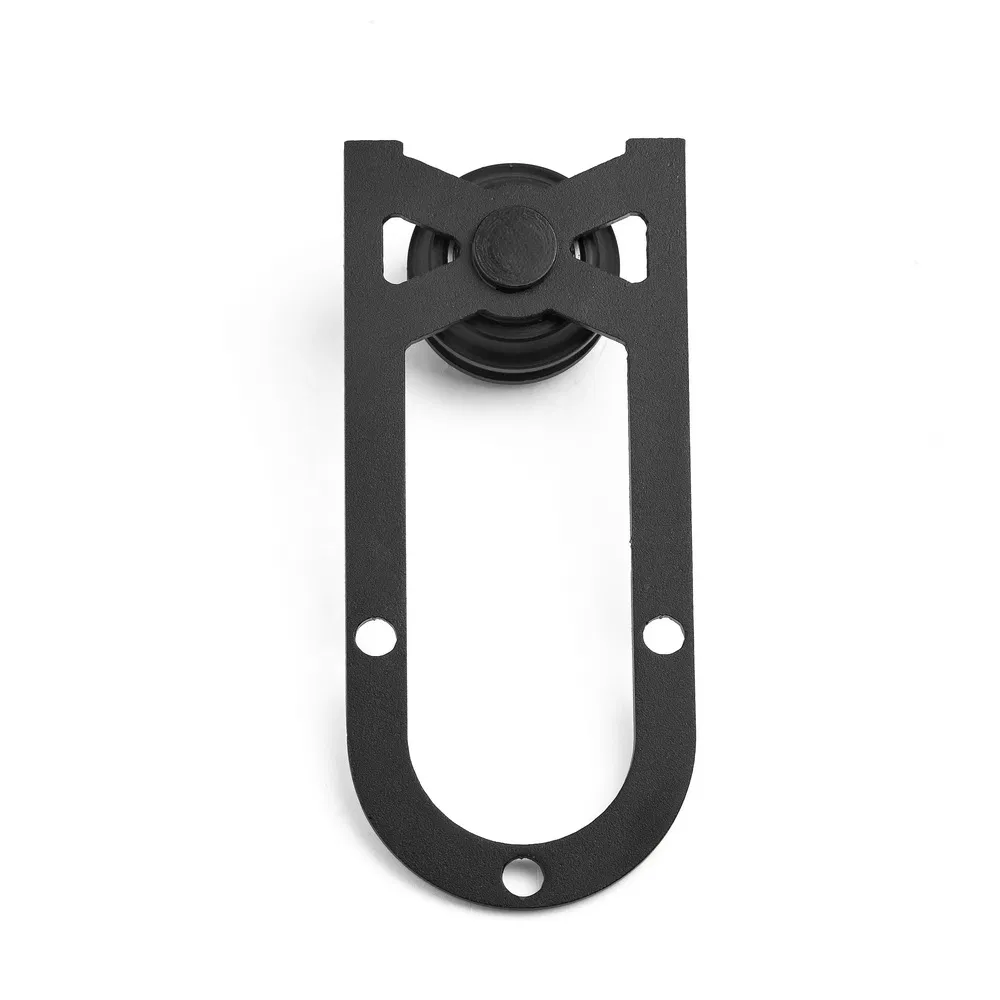 Black Colors Spray The Powder Sliding Barn Door Hardware