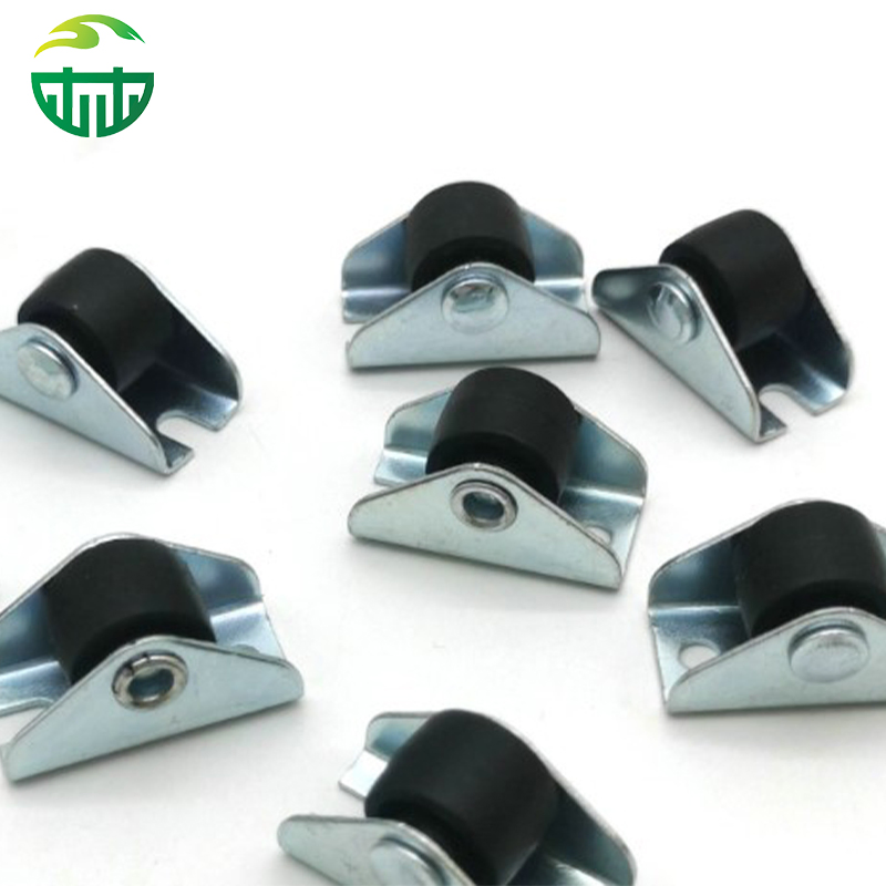 0.5-Inch Ultra-Quiet Nylon Directional Drawer Casters for Cabinets, Furniture, and Mini Wheels