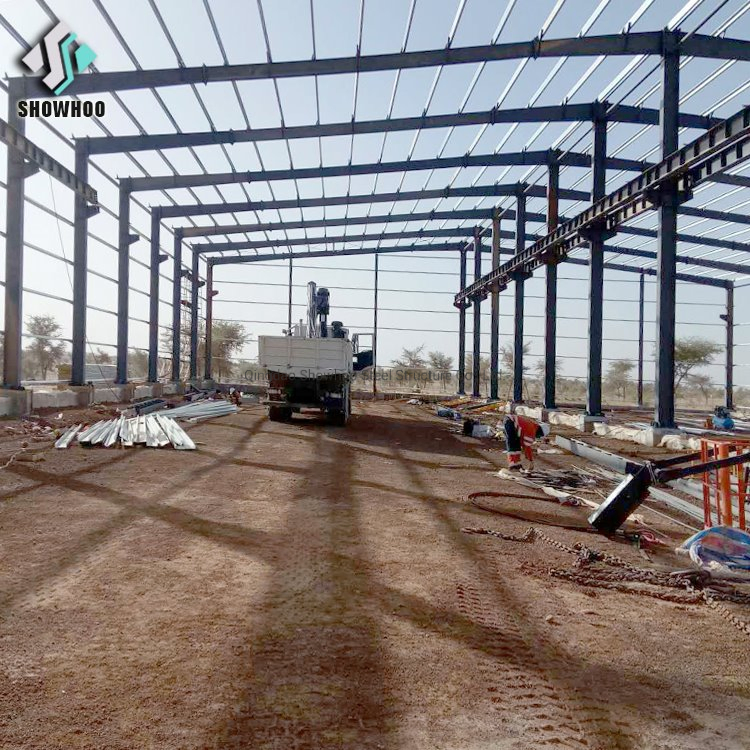 Cheap Anti-Seismic Prefabricated Buildings Workshop Price Warehouse Prefab Design Steel Structure Hall with EPS Sandwich Panel
