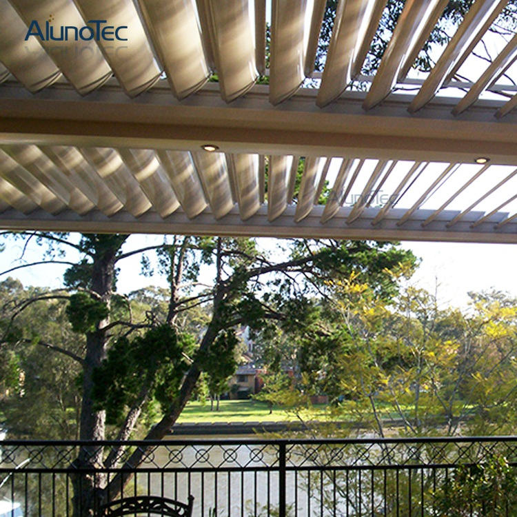Rainproof Patio Shutter Horizontal Patio Pergola