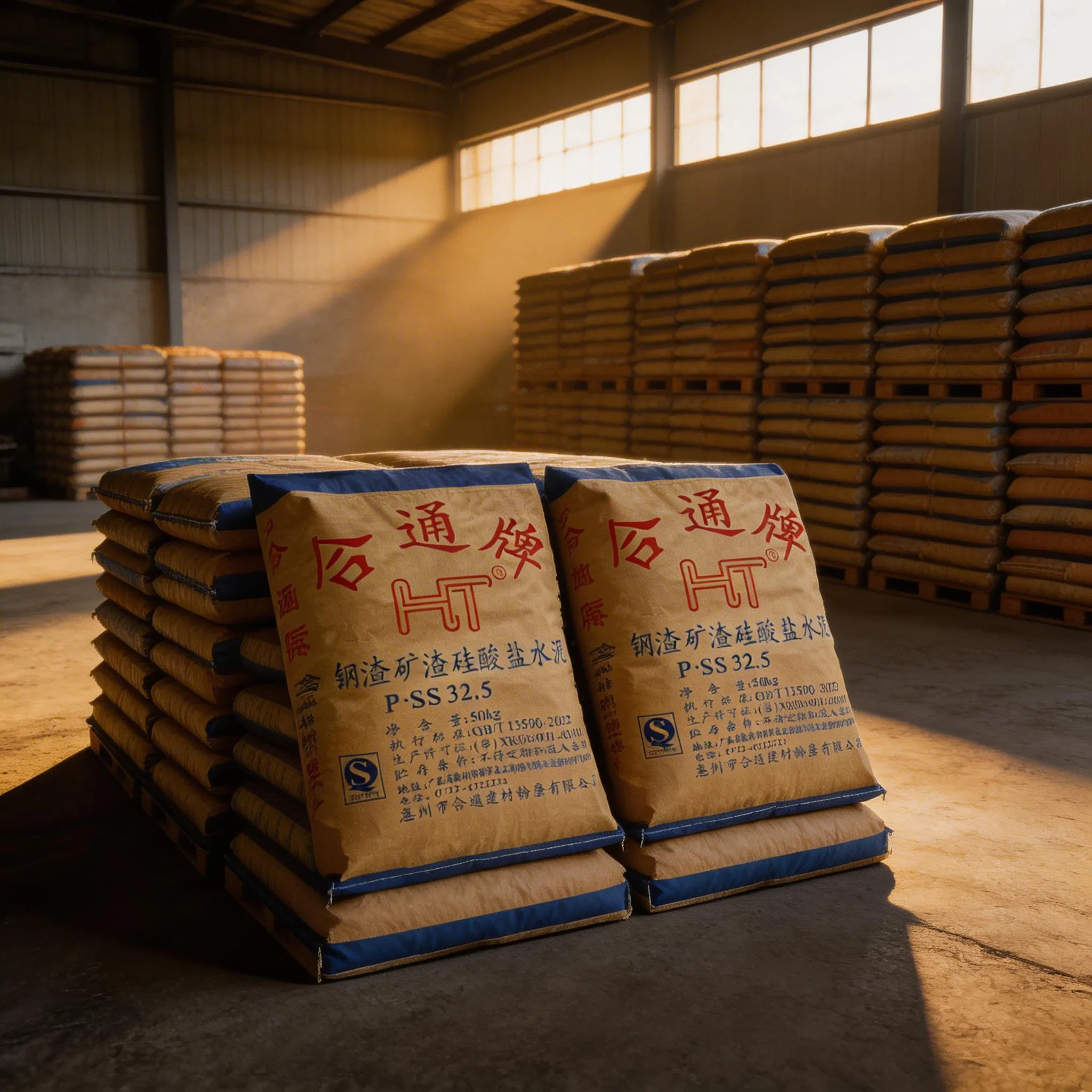 32.5 Grade Steel Slag Portland Cement in 50kg Bags