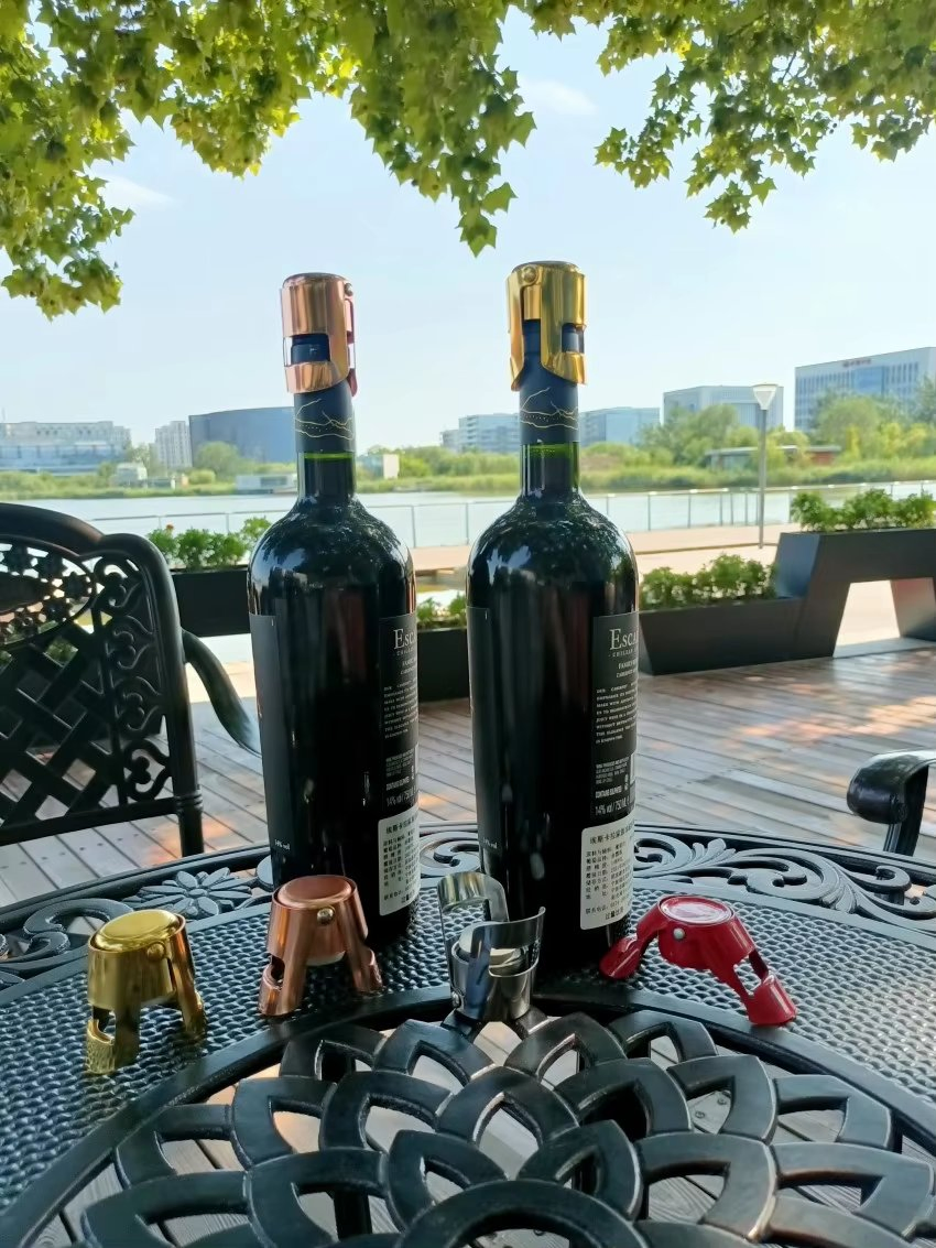 Staineless Steel Wine Sopper Champagne Stopper Customizable Wine Bottle Stopper