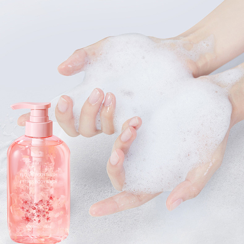 ODM OEM Wholesale Customized Aromatic Rose Petal Body Wash Jiaoti Brand Body Wash for All Skin Types