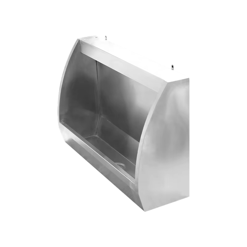 Custom Made School Hospital Floor Mount Stainless Steel Male Urinal Trough