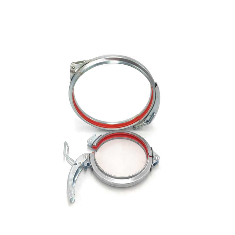 80mm Galvanized Steel Air Duct Clamp for Dust Collection System