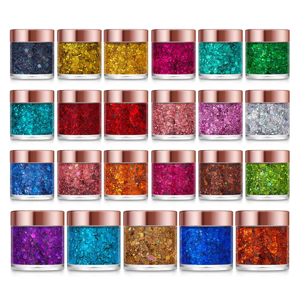 Wholesale Makeup Chameleon Face Hair Nail Eye Body Art Liquid Glitter Gel