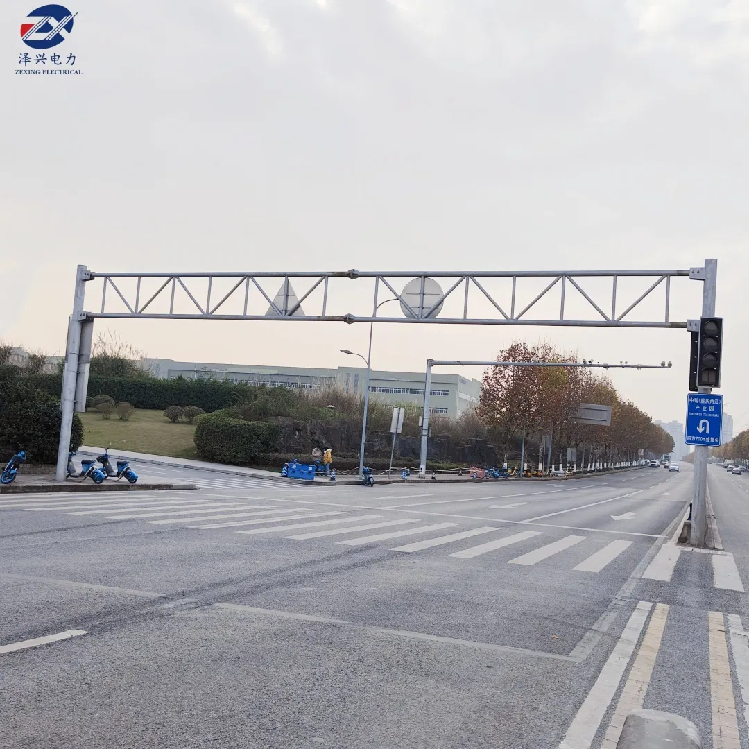 Durable Traffic Gantry for Signage and Surveillance Systems