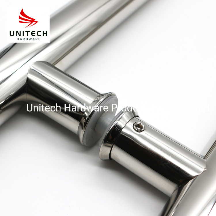 SS316 SS304 H Shape Glass Door Handle Pull Handle