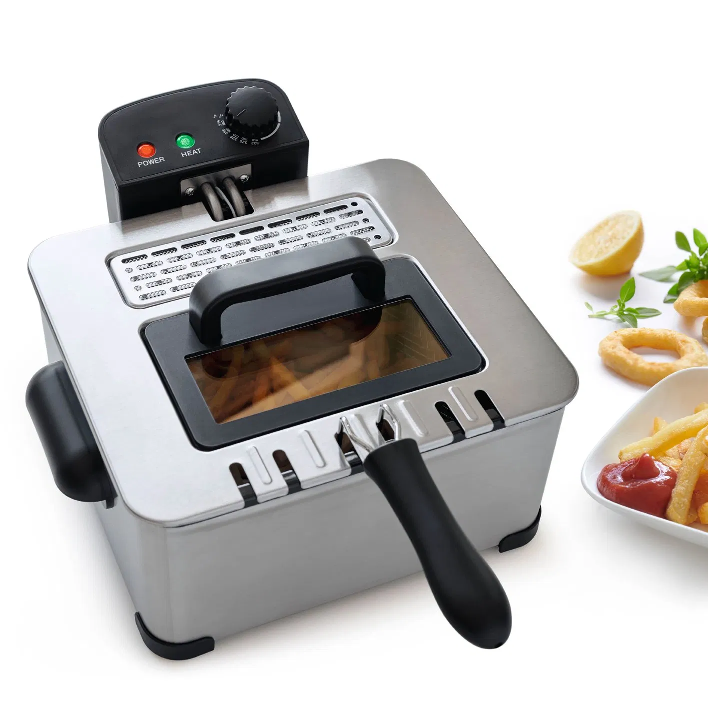 Electric Deep Mini Air Fryer, Home Handmade Health Food with Fryer