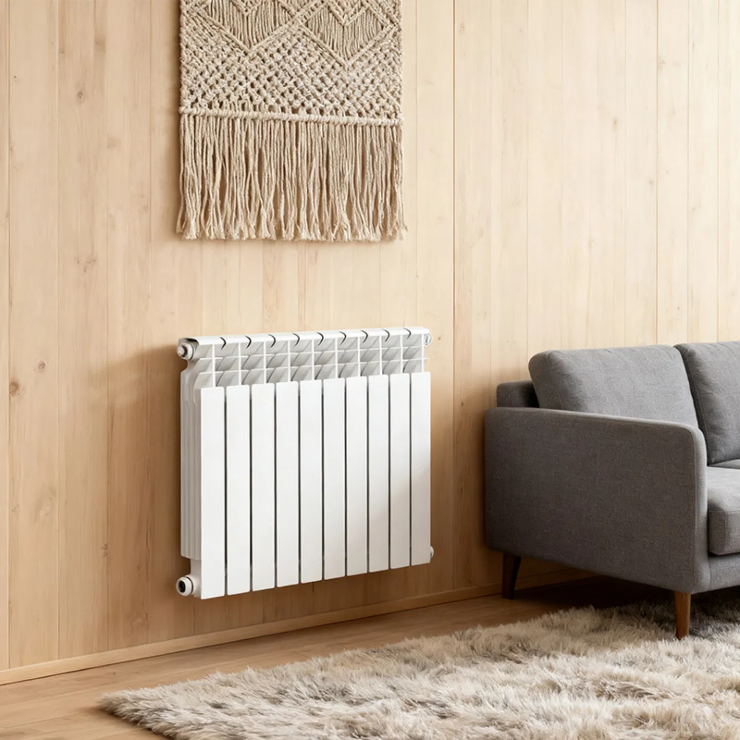 Rapid Warming Minimalist Design Aluminum Steel Composite Radiator for Residential & Commercial