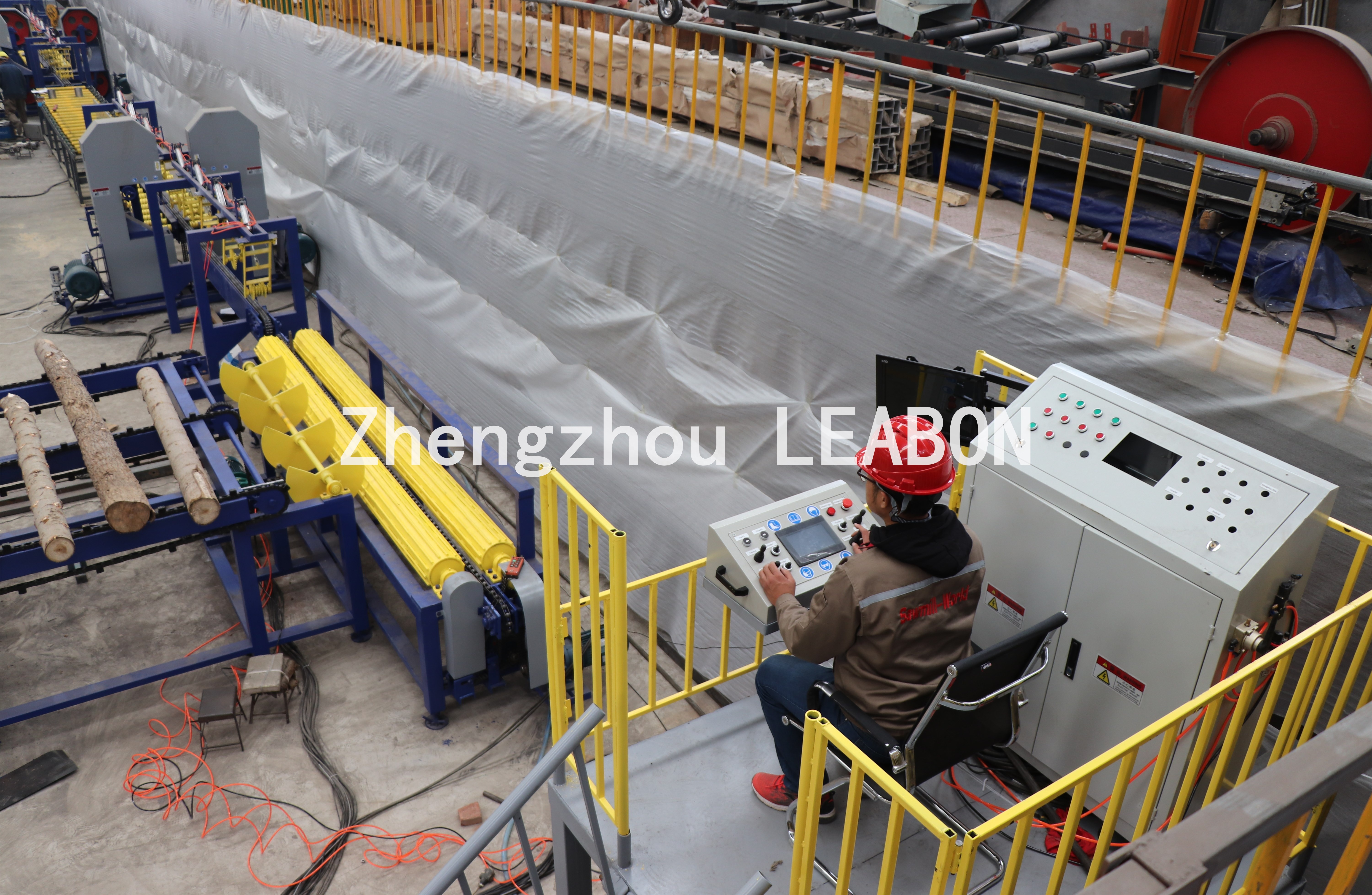 Ленточная пила вертикальная двухголовочная