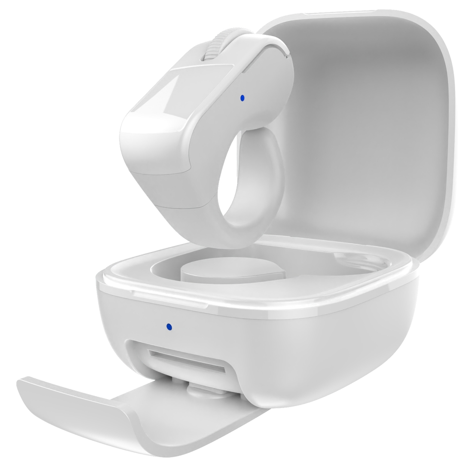 Умное кольцо с трекером здоровья и управлением телефоном