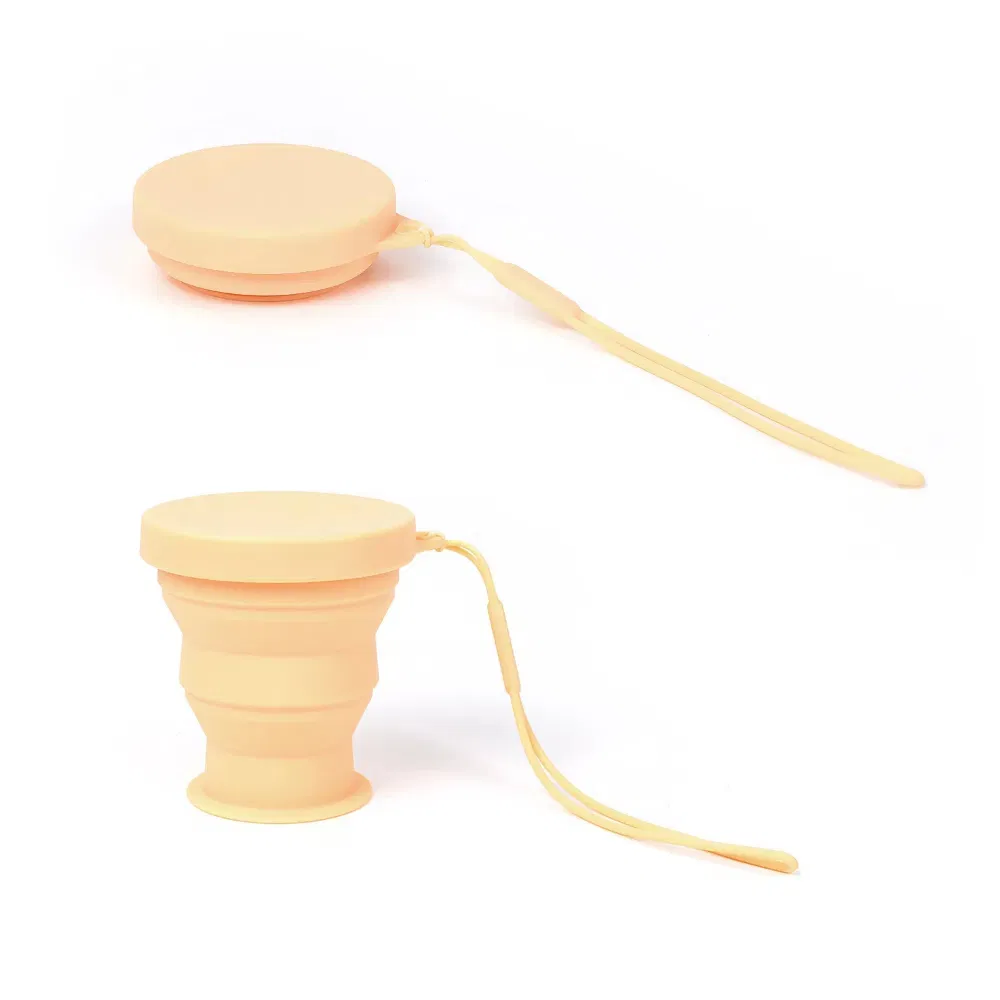 Factory SGS Food Grade Easy to Carry Cup Silicone Collapsible Cup