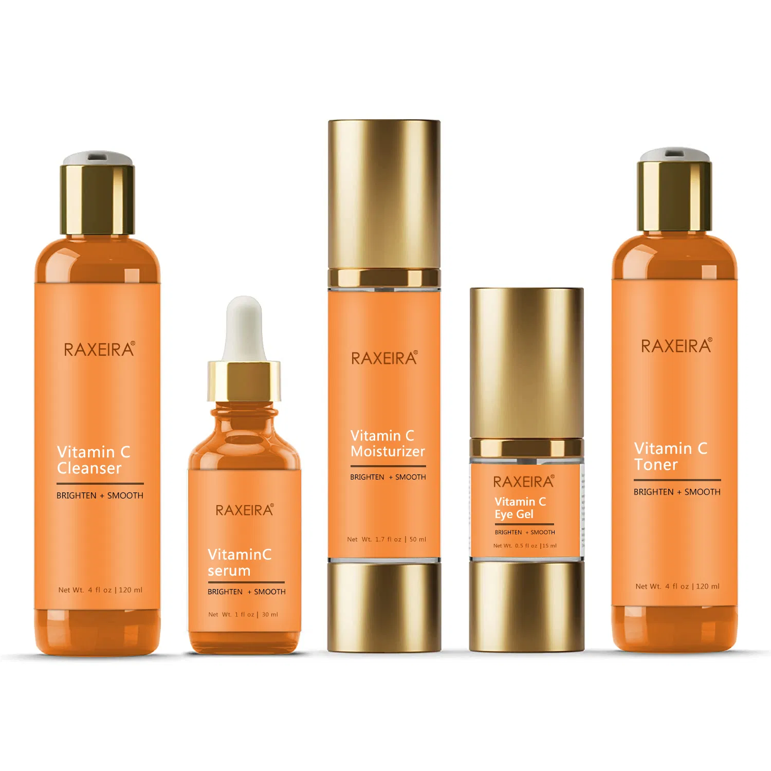 Vitamin C Whitening and Brightening Skin Care 5 Pieces Set