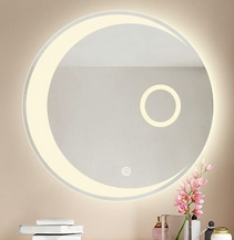 Elegant LED Illuminated Dressing Mirror for Luxurious Bathrooms