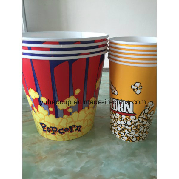 Fashion Popcorn Paper Food Takeaway Bucket