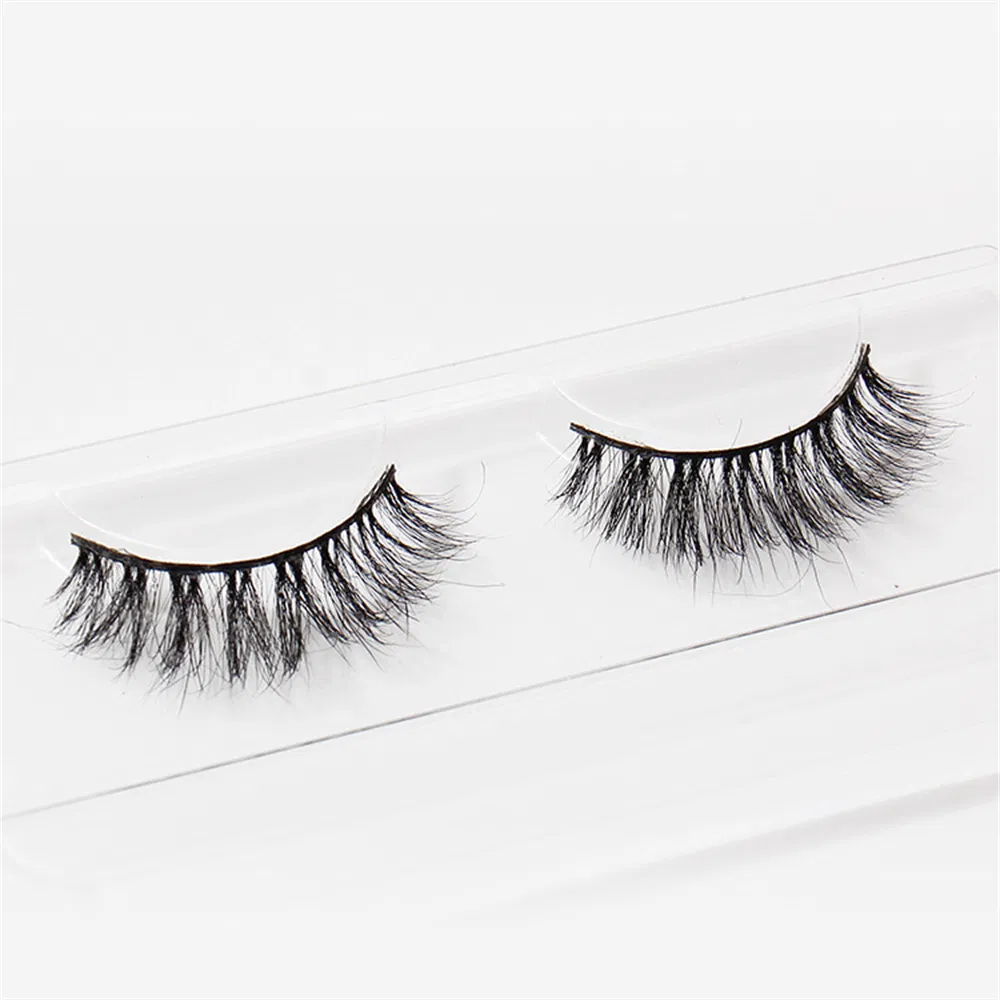 Volume Individual Eyelash 3D Natural Faux Mink Lashes Wholesale Full Strip Eyelashes