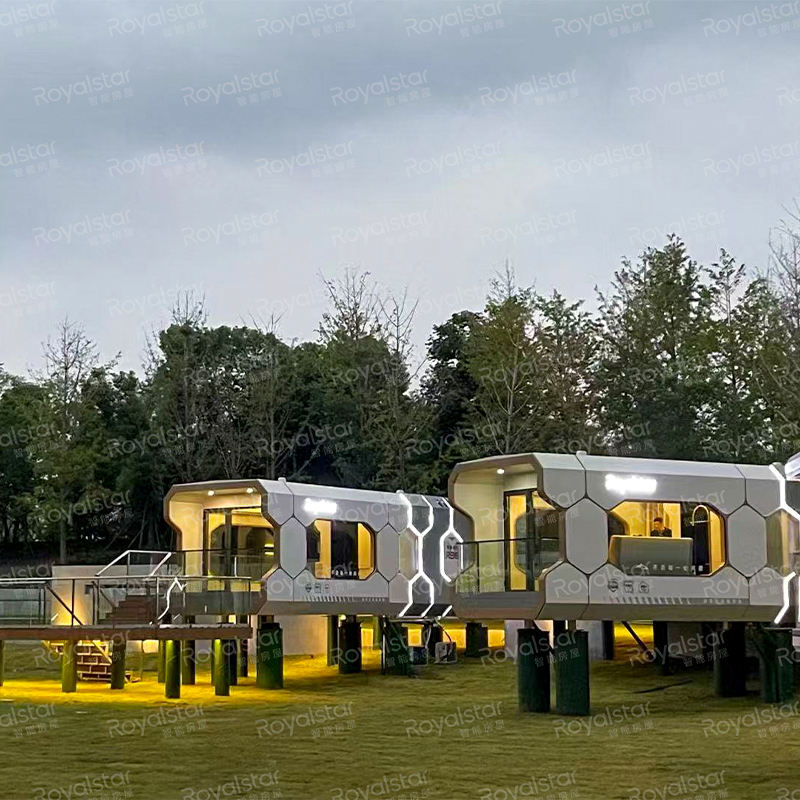 Portable Foldable Space Capsule House R38 Office Hotel Chalet Deluxe Camp Module Room Moveable Water Proof