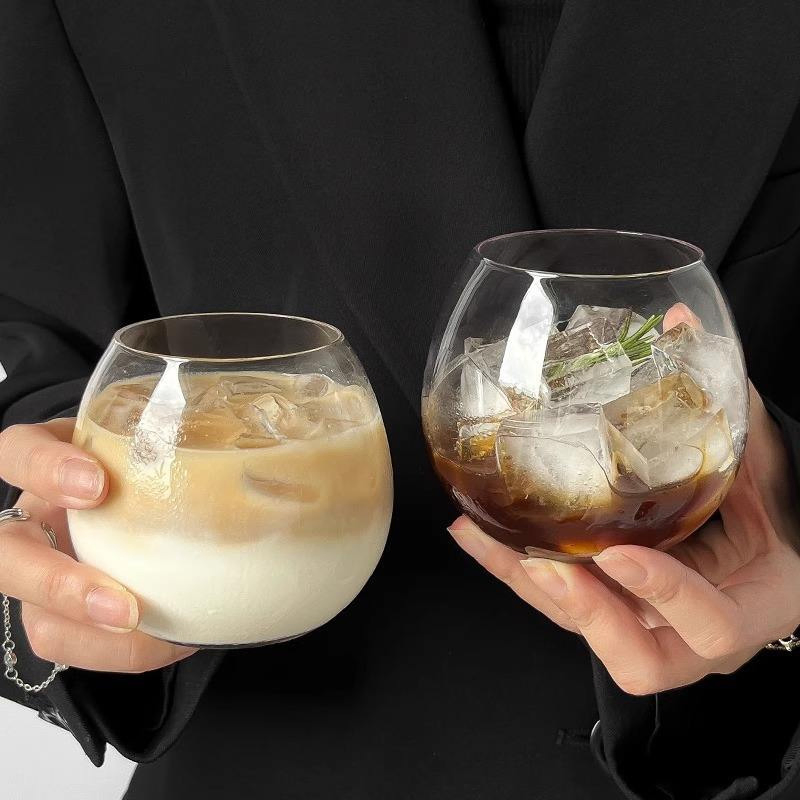 Wholesale High Borosilicate Heat-Resistant Juice Drink Cup Tumbler Transparent Drinking Glass Water Cup