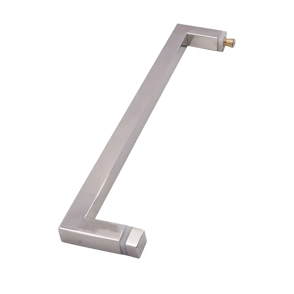 Luxury Design C Shape Polished External Door Handle Gold