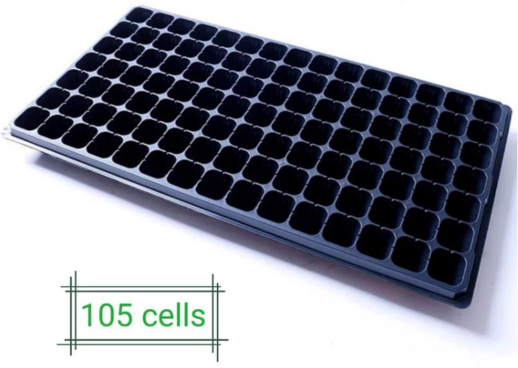 15 21 32 50 72 98 105 Cells PS Plastic Plant Seed Tray for Nursery Vegetables Seedling Tray