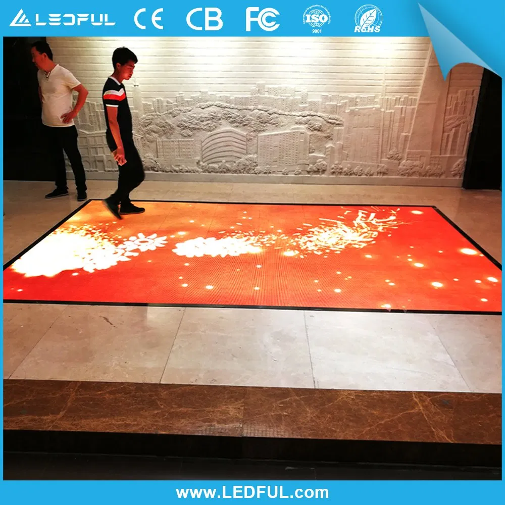 Removable P3 P4 HD Video Interactive LED Screen Dance Floor Touch