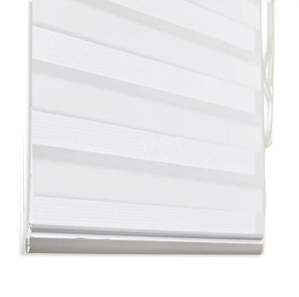 Custom Manual Horizontal Blackout Shades Cordless Window Zebra Roller Blinds