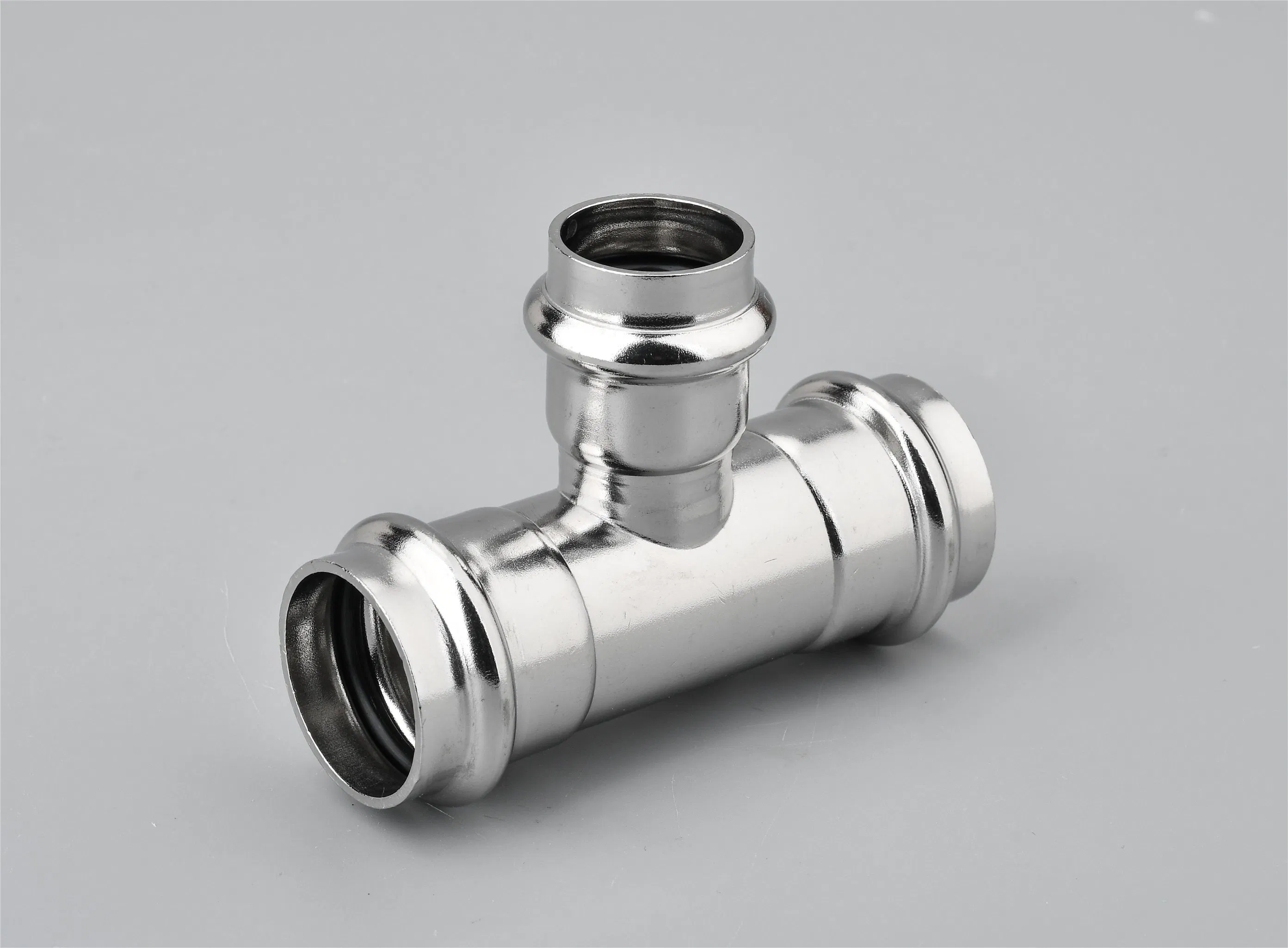 F304/316 Stainless Steel Press Fittings Reducing Cross