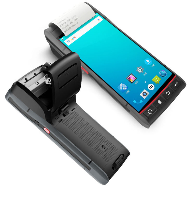 5.5-Inch Touch Screen Android Handheld PDA Terminal with Thermal Receipt Printer