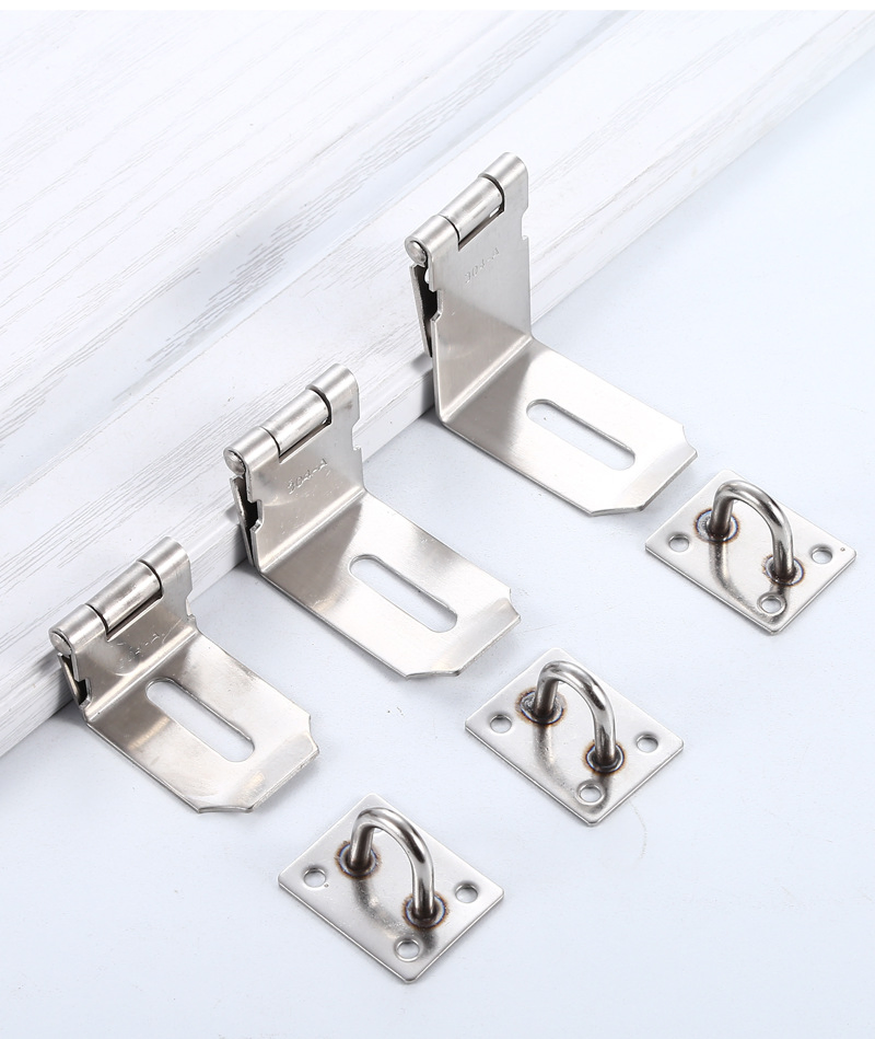 Angle 90 Degrees Thickened 1.7mm Anti-Theft Drawer Cabinet Wooden Door Bolt