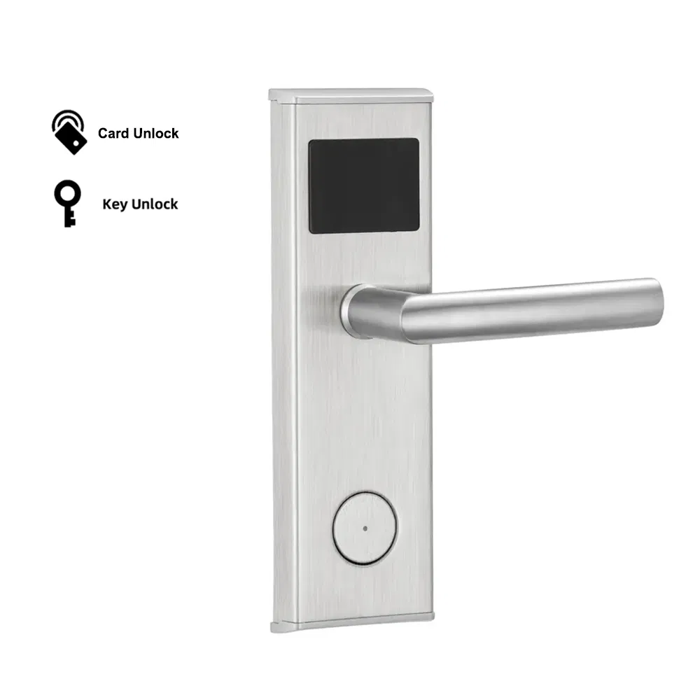 Intelligence Key Card Reader Safe System Stainless Steel Electronic RFID NFC Keyless Room Security Door Smart Hotel Locks