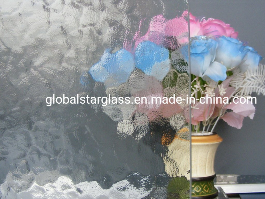 3-6mm Clear/ Ultra Clear Figured Glass with Pattern Bronze/Gray/Grey/Green Blue Bamboo/Oceanic/Wooven/Mayflower/Nashiji/Mistlite/Diamond Patterned Glass