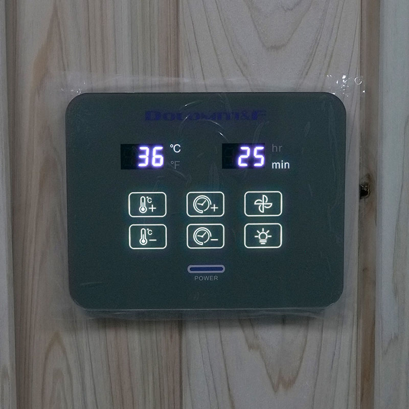 Dedicated Controller for Home Sauna Heaters Controls Temp Time Exhaust Bb90