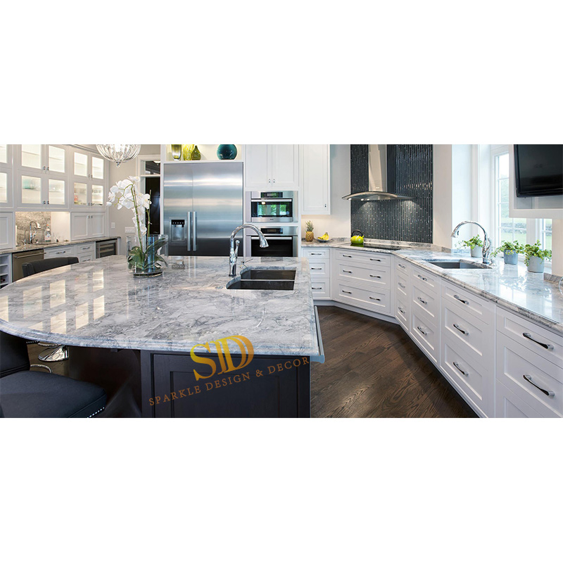 Custom Made Viscount White Granite Countertop