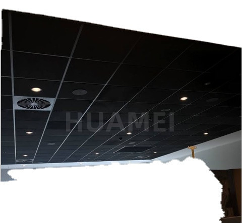 Morden Design Fireproof Ceiling Tile Indoor Glass Wool Roof Ceiling Panel