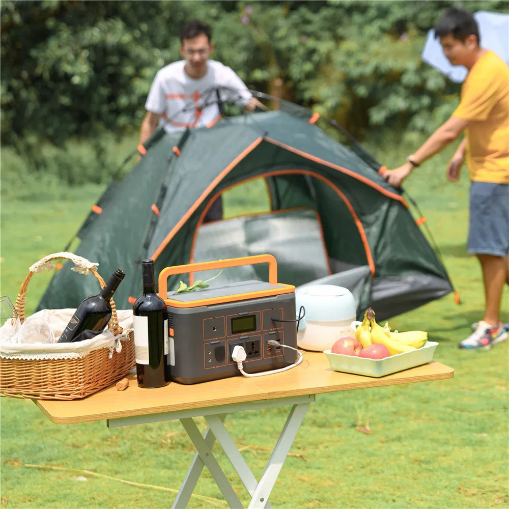 Portable Power Generator 150000mAh Station Supply, DC/AC Inverter Charged by Wall Outlet Power Bank for Outdoor Camping Travel Emergency Backup (PPS-1500)