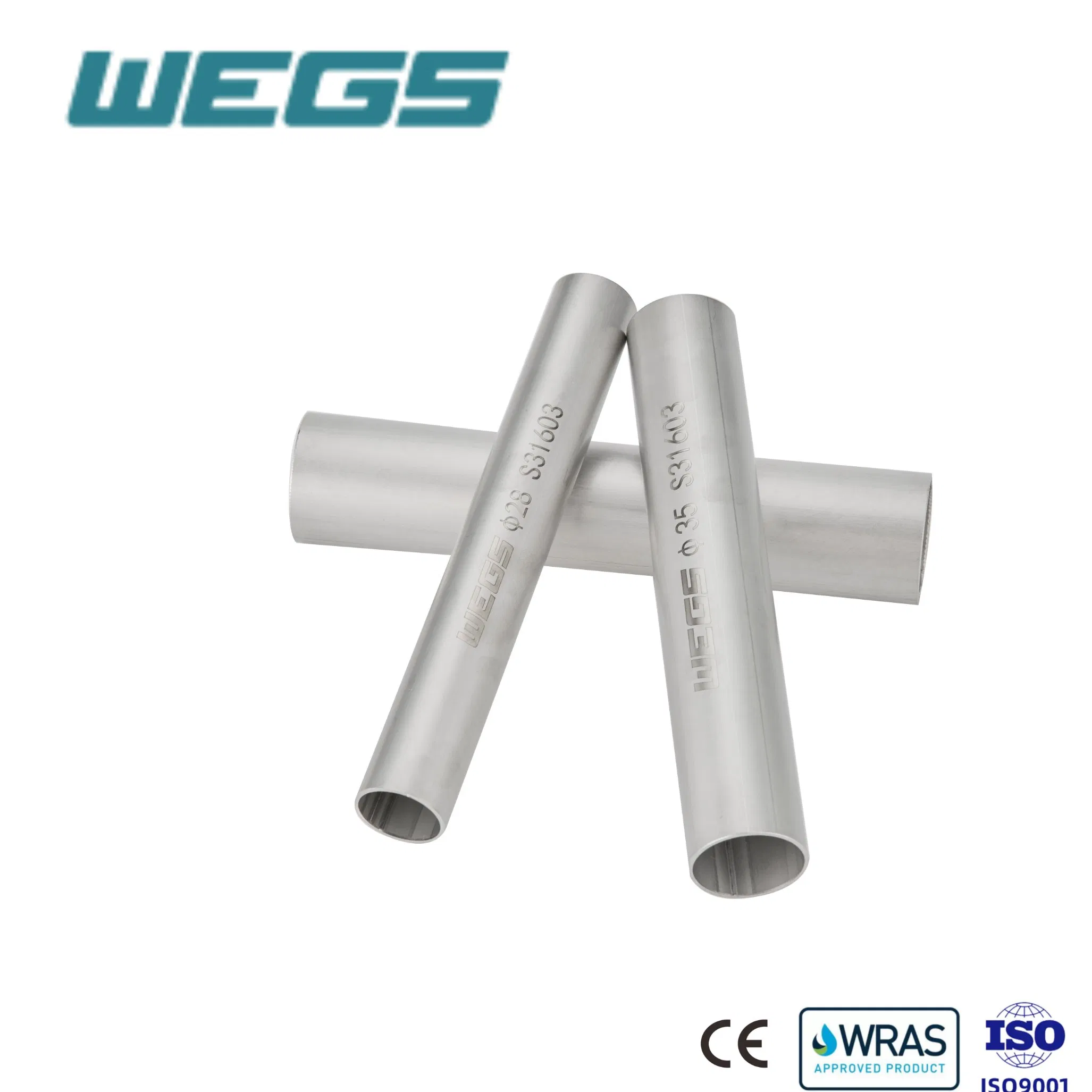 High Precision 304/316L Stainless Steel Seamless Tube with Polished Surface