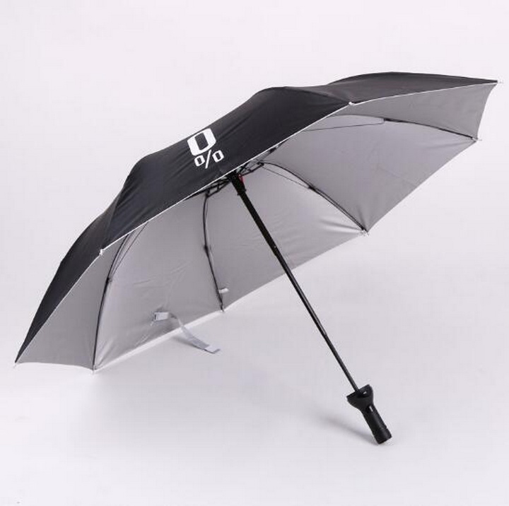 Рекламный зонт-трость тройного сложения в виде бутылки