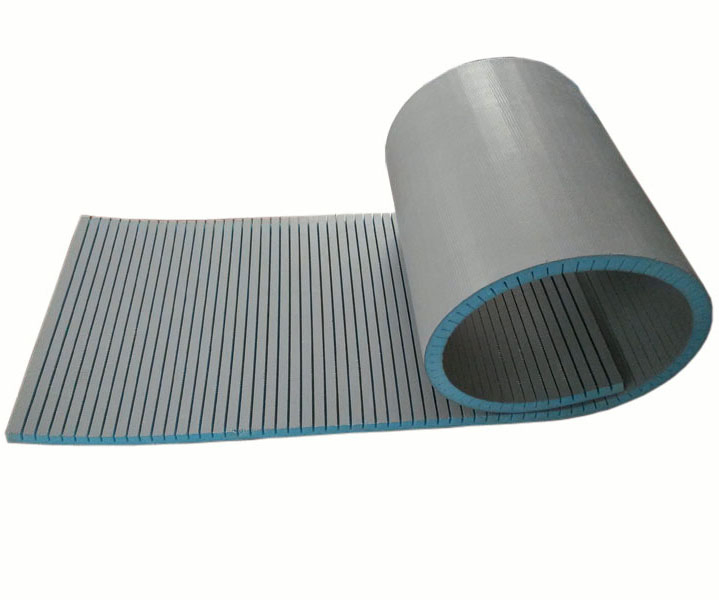 Curved Foam Insulation Board with Blue Extruded Polystyrene Foam Design