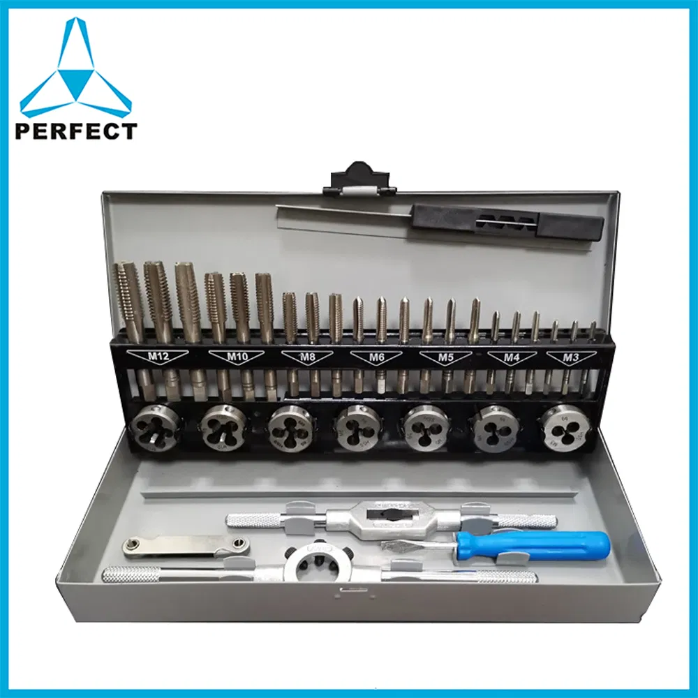 Набор метчиков и плашек Perfect 32PCS, метрический