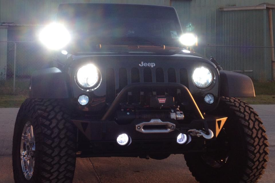 Светодиодные рабочие фары для внедорожников 4-10 дюймов 12-96В