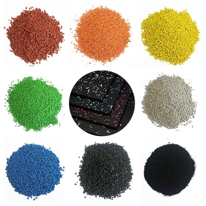 1mx1mx15mm Anti-Shock Rubber Mats Rubber Flooring Tile Gym Flooring