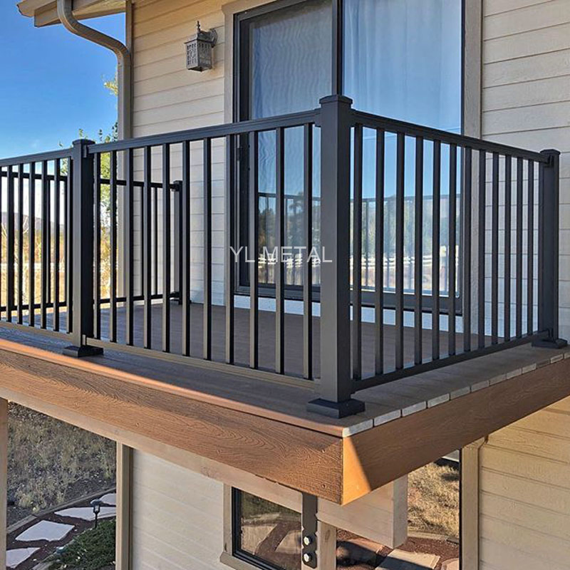 Y L Modern Style Terrace Fence House Deck Aluminum Staircase Balustrades Stair Balcony Railing