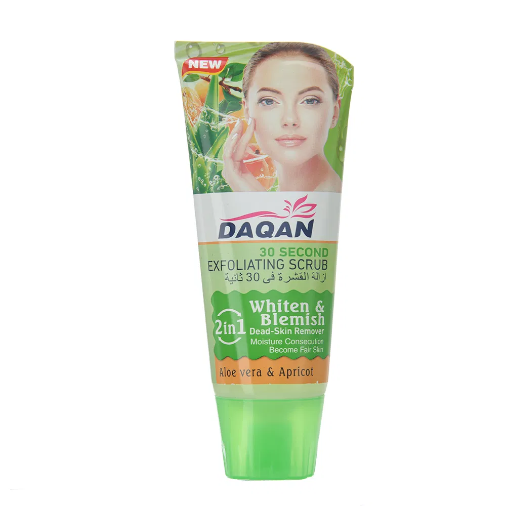 Factory Direct Sales Daqan Aloe Vera Blemish Dead-Skin Remover Facial Exfoliating Scrub