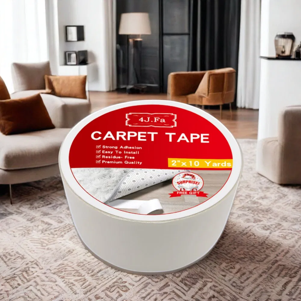 China Manufacturer Easy Tear Residue-Free Double Sided Carpet Adhesive Tape for Carpet
