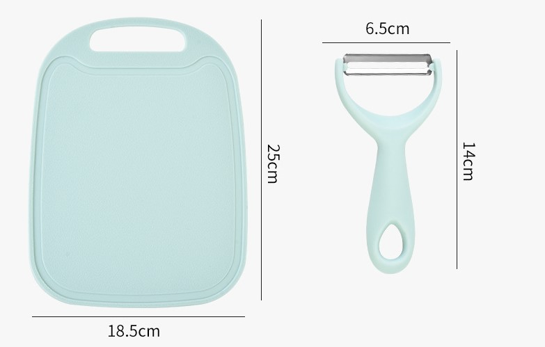 Набор ножей для фруктов из нержавеющей стали с доской