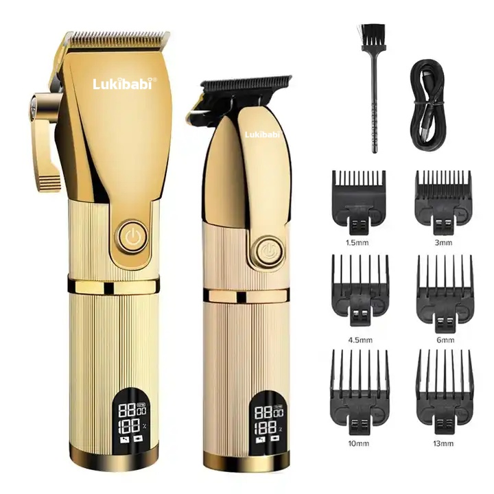 Professional Hairdressing Suit Wireless Portable Hair Clipper Trimmer Shaver
