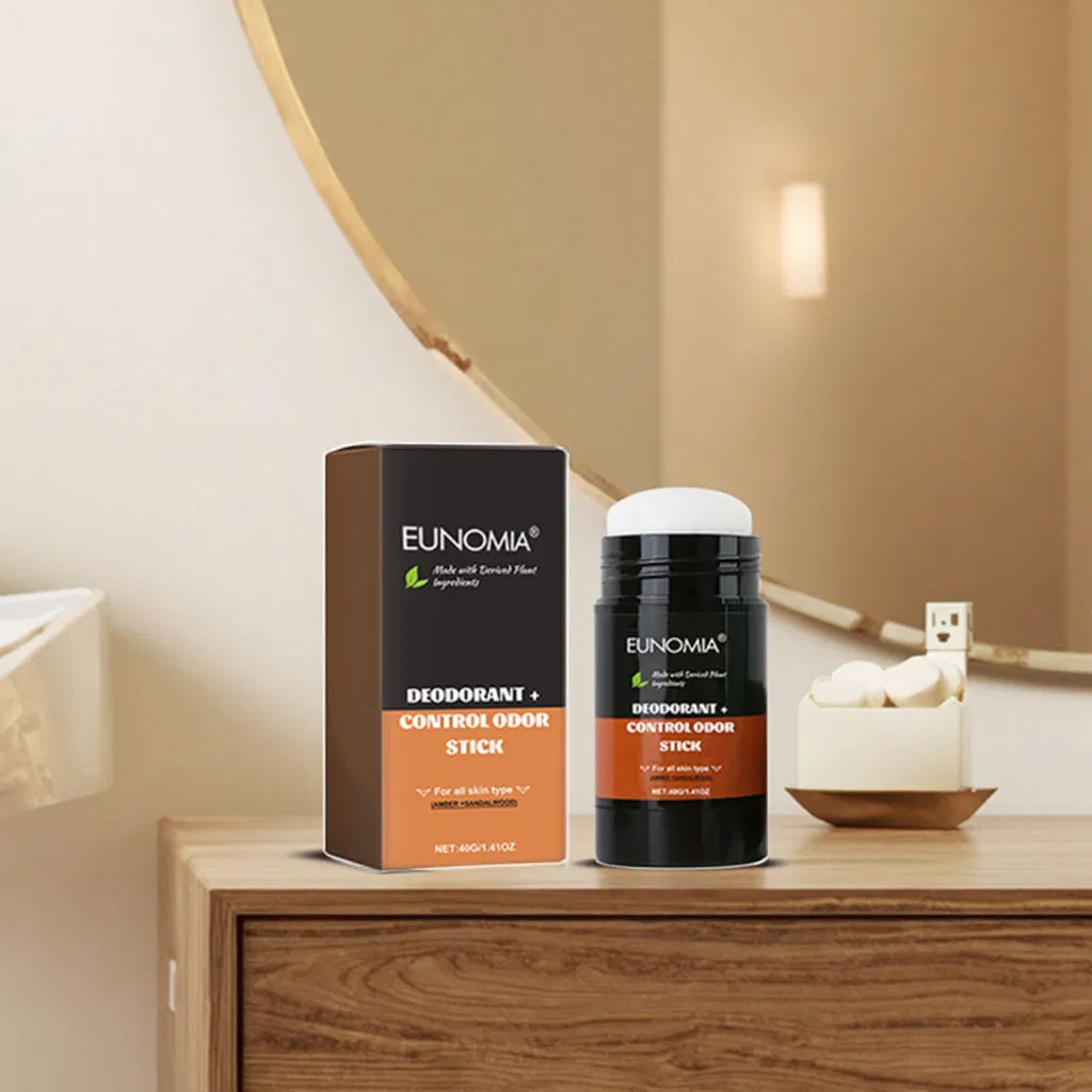 Private Label Deodorant Anti-Odorant Stick Natural Cedar Red Sage Fragrance Sweat Odor 40g Balm Deodorant Stick